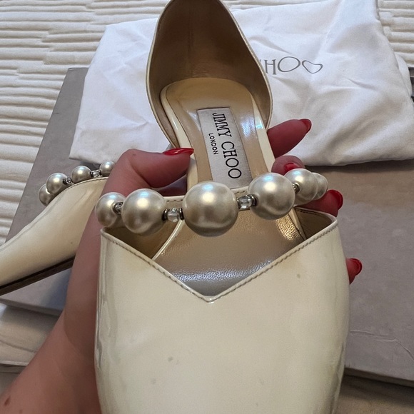 Jimmy Choo Aurelie 65MM patent bridal shoes - Picture 10 of 11